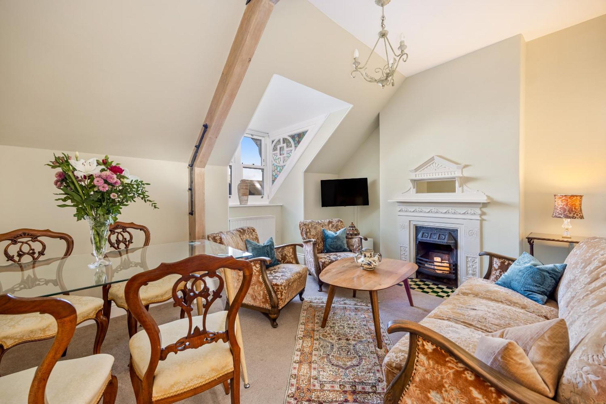 Meldon View - Period Apartment & Roof Terrace Chagford Oda fotoğraf