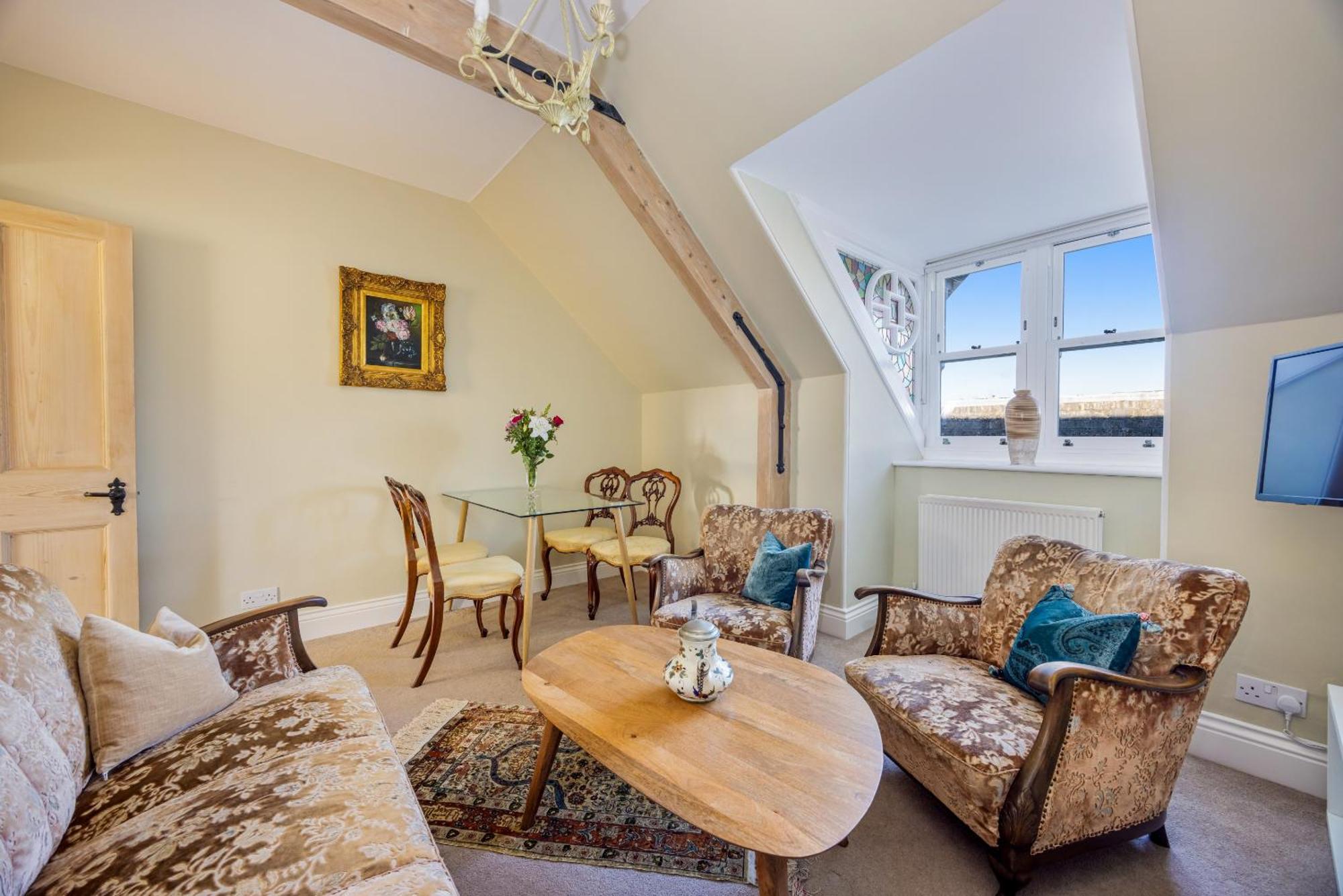 Meldon View - Period Apartment & Roof Terrace Chagford Oda fotoğraf